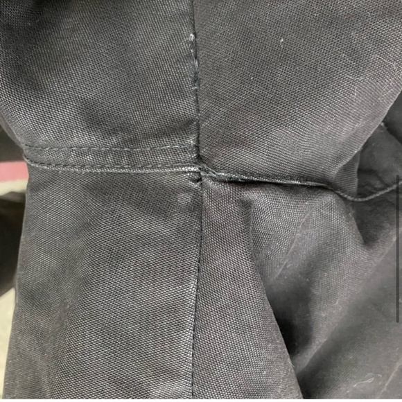 Work King Work Gear Insulated Black Canvas Winter Bib Overalls L - Picture 6 of 16